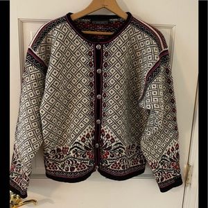 Dale of Norway Cardigan Sweater. Large
